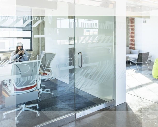Bright Modern Office Glass Meeting Room Natural Light