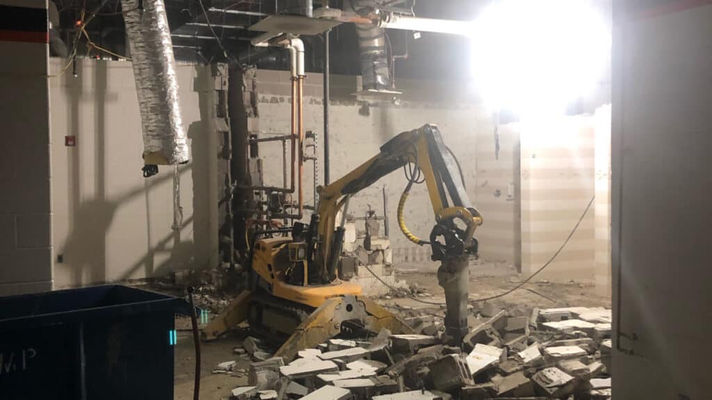 Interior Demolition Robot Construction Site
