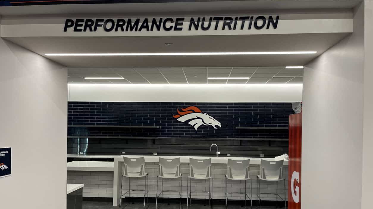 Broncos Performance Nutrition Bar Modern Facility