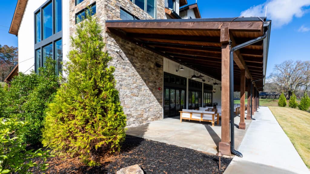 Covered Patio Seating Area Event Venue