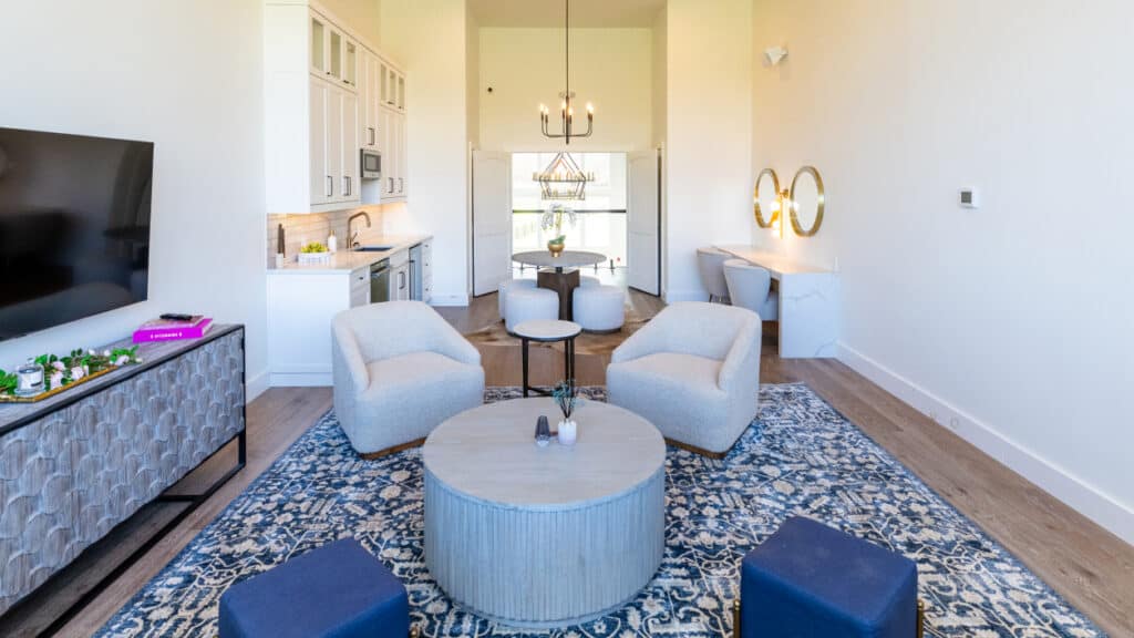 Mezzanine Level Overlooking Event Space