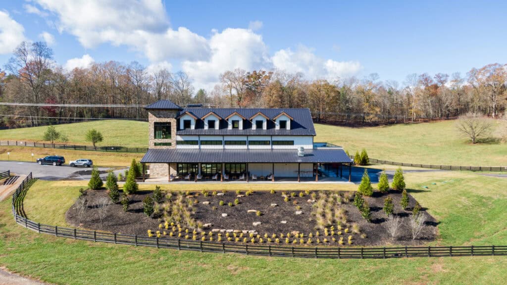 Stone Wall Veranda Exterior View