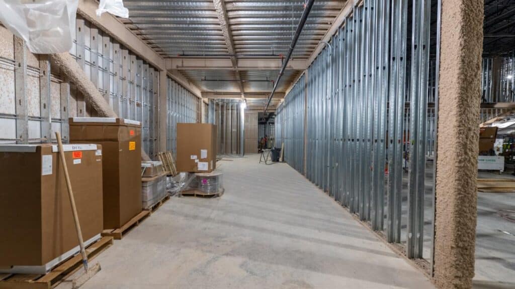 Completed Building Exterior Black White Façade